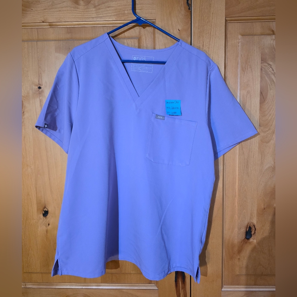 Figs XXL Lavender Dew scrub Top